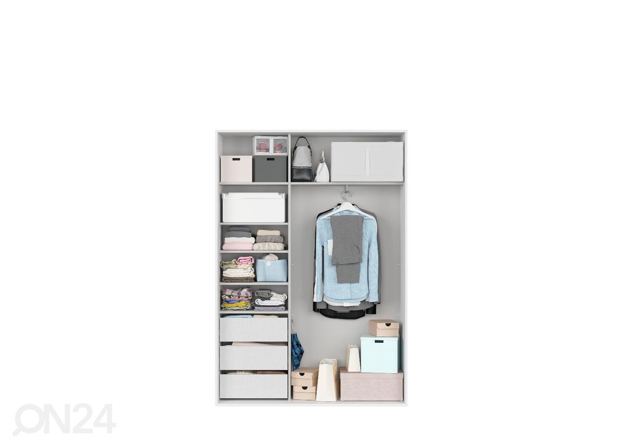 Vaatekaappi Franziska 150 cm kuvasuurennos