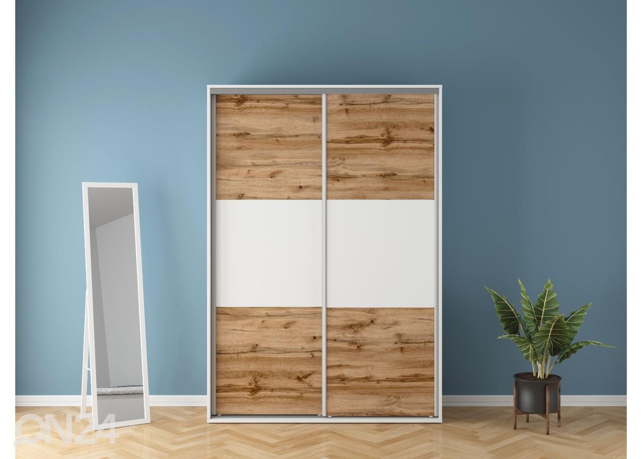 Vaatekaappi Franziska 150 cm kuvasuurennos