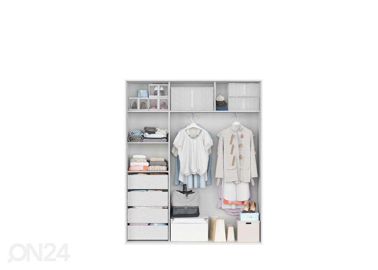 Vaatekaappi Franziska 180 cm kuvasuurennos