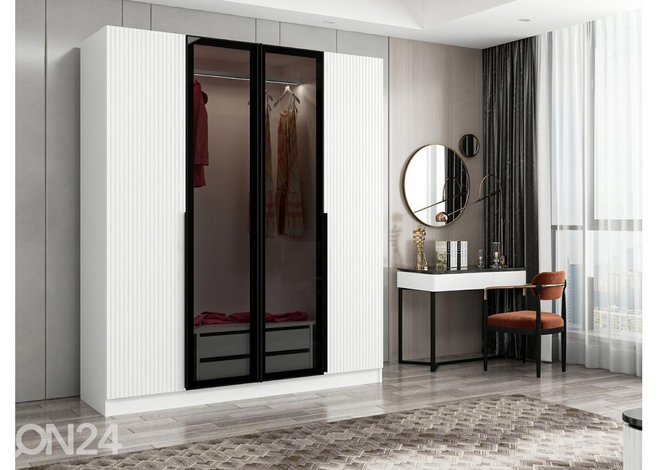 Vaatekaappi Glass 180 cm kuvasuurennos