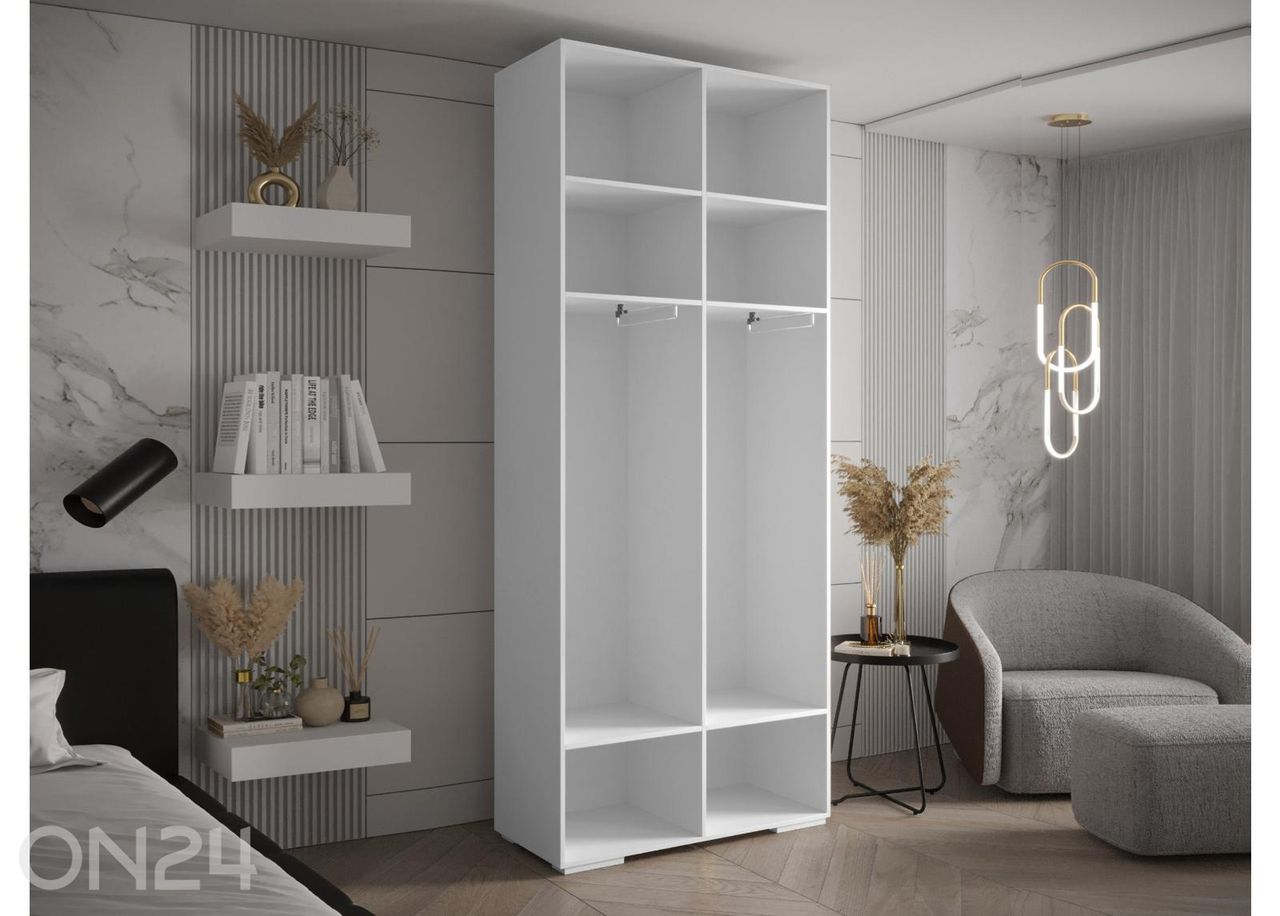 Vaatekaappi Inova 4 100 cm kuvasuurennos
