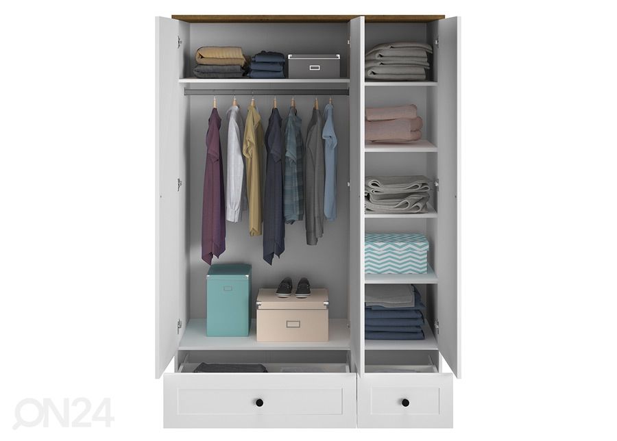 Vaatekaappi Lille 137 cm kuvasuurennos