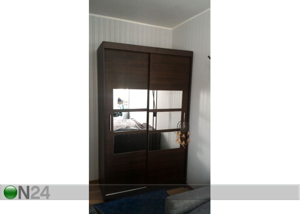 Vaatekaappi liukuovilla 120 cm kuvasuurennos