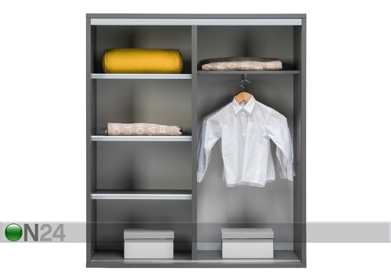 Vaatekaappi liukuovilla 120 cm kuvasuurennos