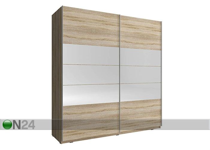Vaatekaappi liukuovilla 150 cm kuvasuurennos