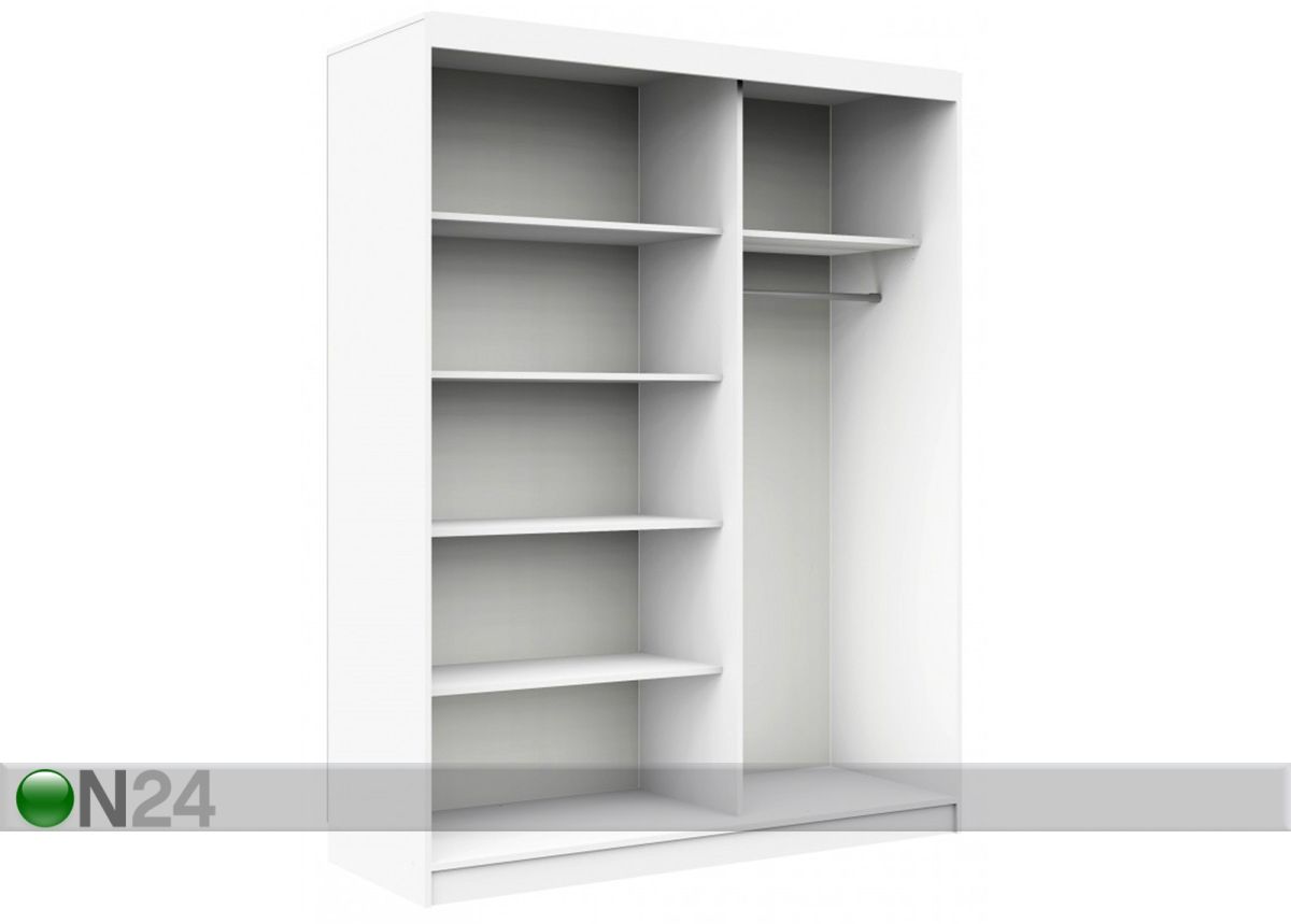 Vaatekaappi liukuovilla 150 cm kuvasuurennos