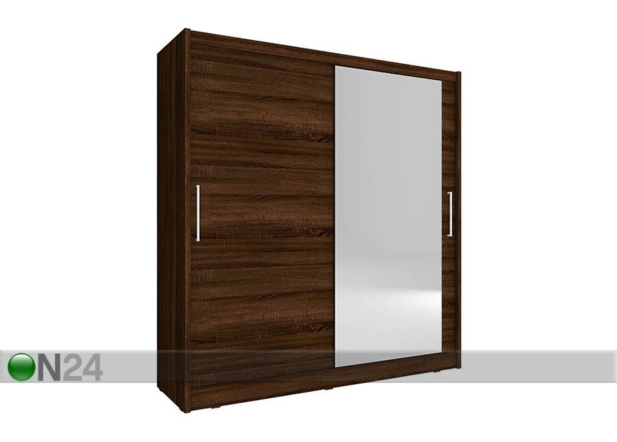 Vaatekaappi liukuovilla 200 cm kuvasuurennos