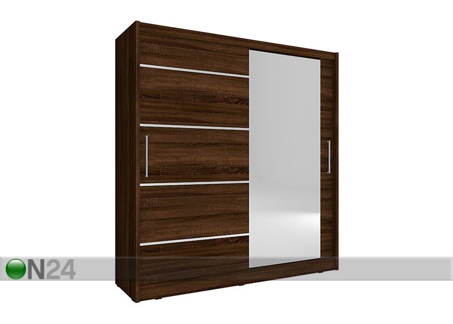 Vaatekaappi liukuovilla 200 cm kuvasuurennos