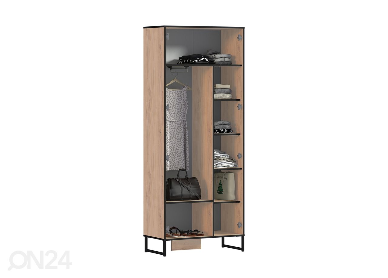 Vaatekaappi Loft, minerva tammi kuvasuurennos