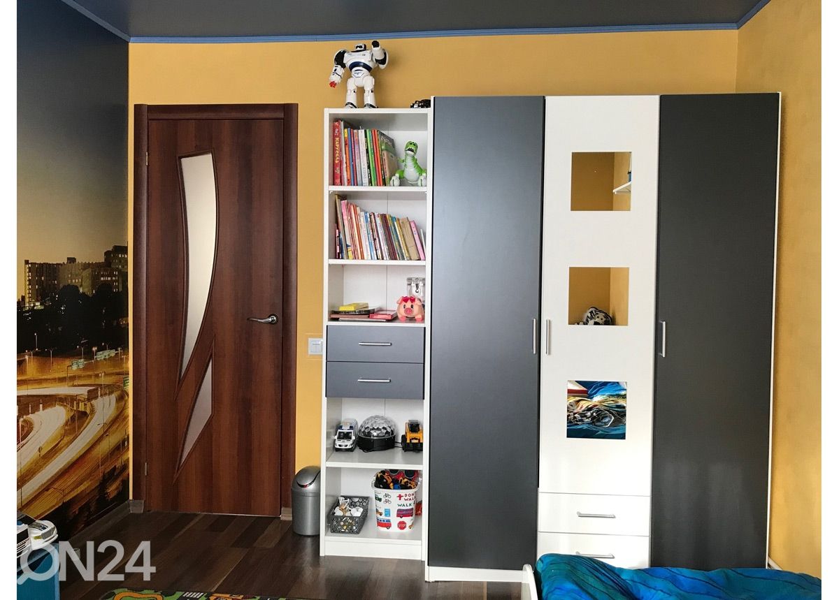 Vaatekaappi Rocco 135 cm kuvasuurennos