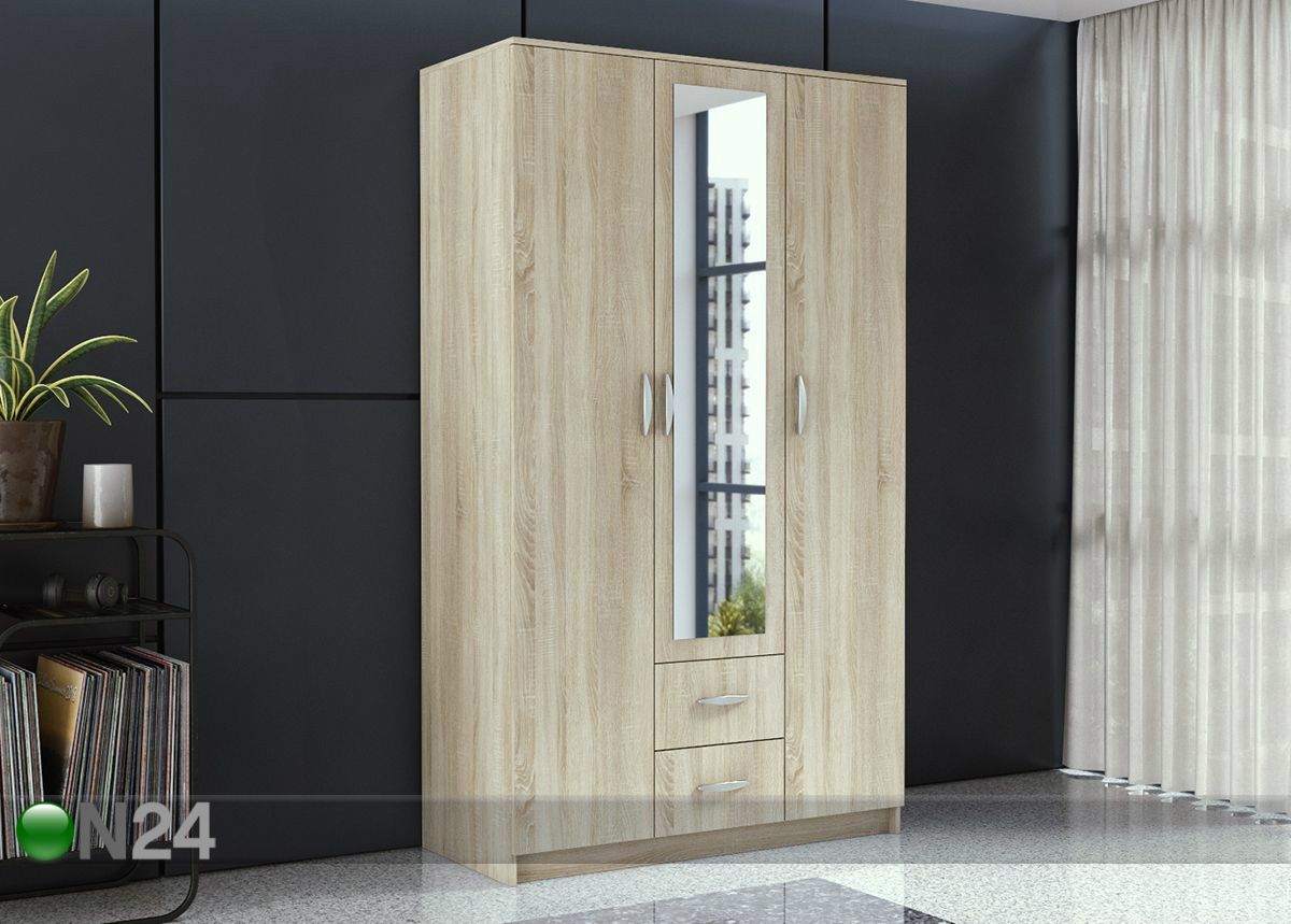 Vaatekaappi Romana 120 cm kuvasuurennos