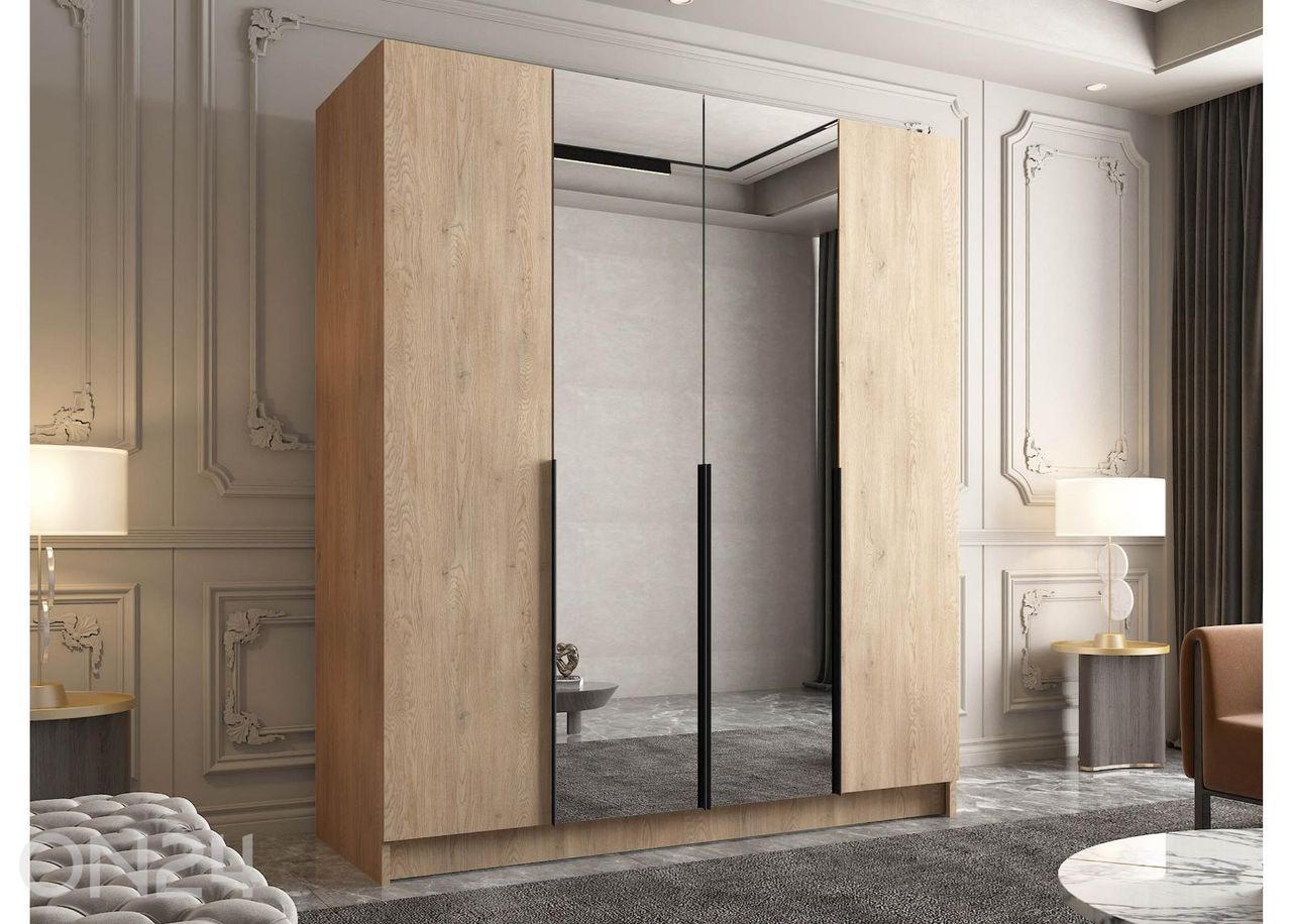 Vaatekaappi Santi II 200 cm kuvasuurennos