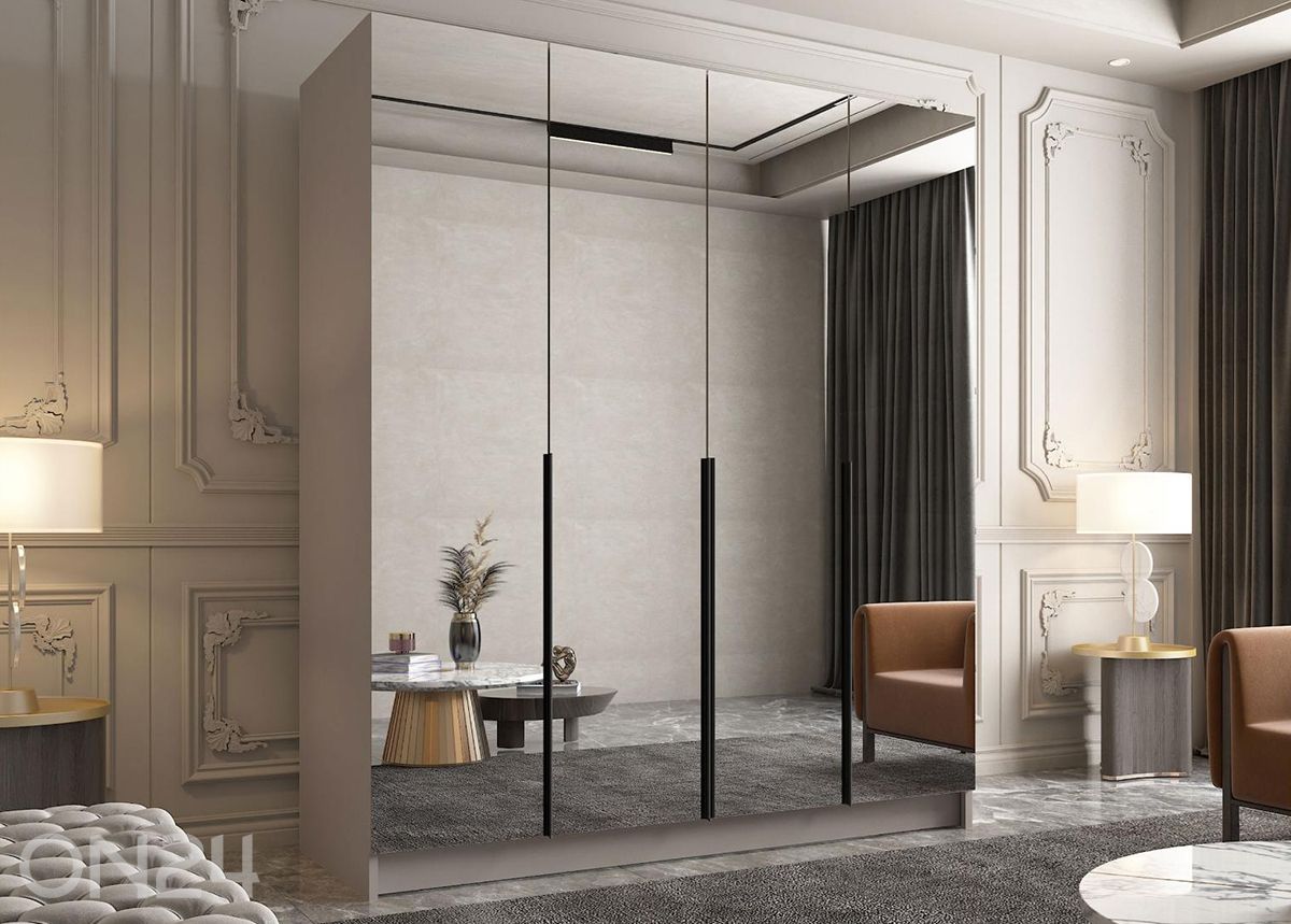 Vaatekaappi Santi III 200 cm kuvasuurennos