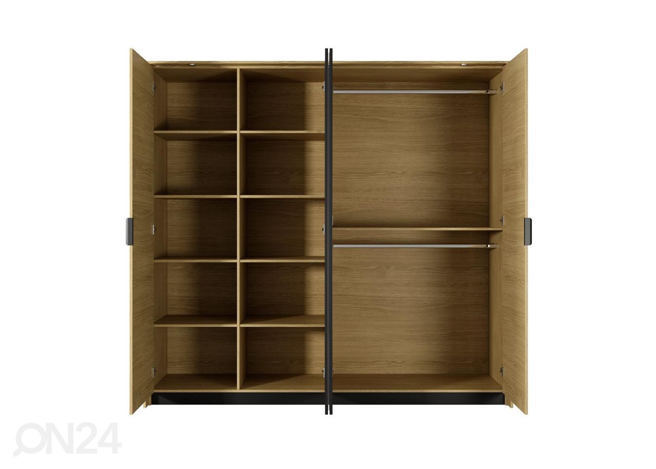 Vaatekaappi Verso 223 cm, Scandi tammi kuvasuurennos
