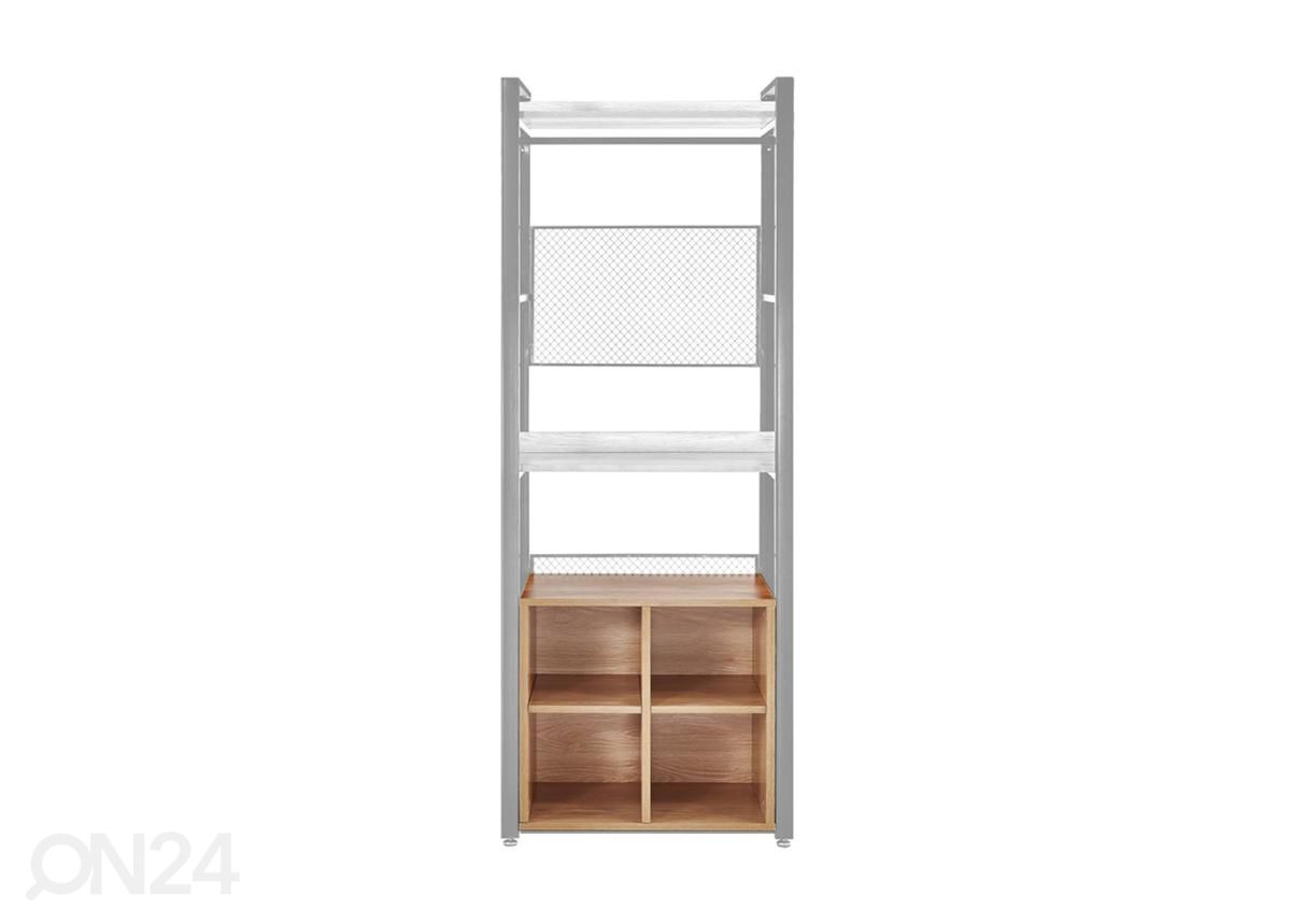 Vaatekaappijärjestelmä 4-osainen kenkähylly (80 cm, vaalea) kuvasuurennos