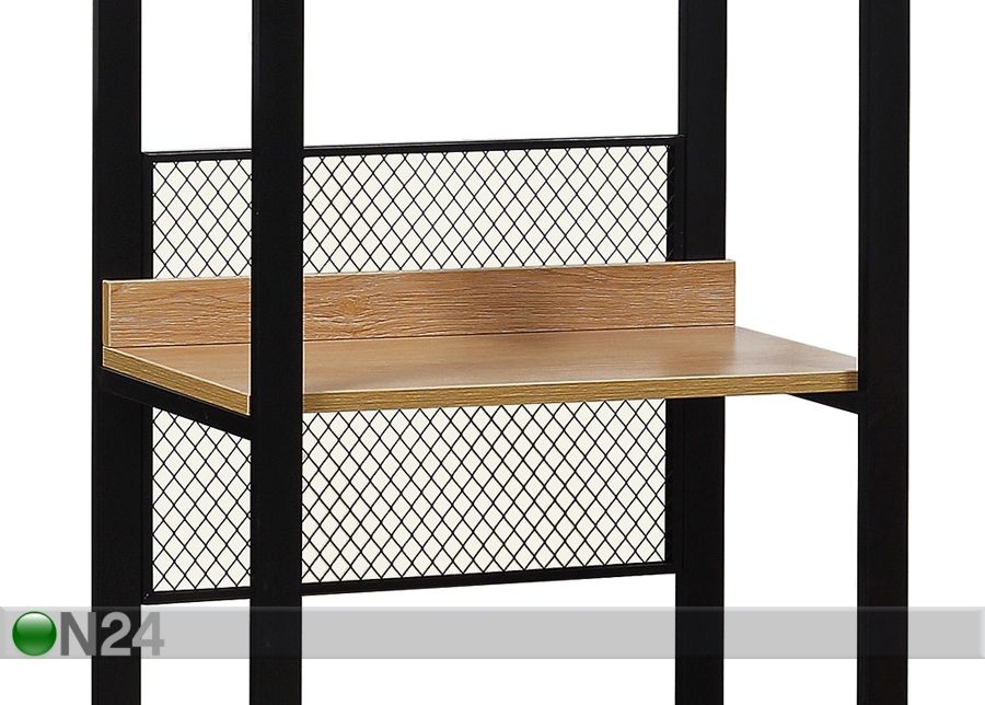 Vaatekaappijärjestelmä 60x200 cm (2 hyllyä + 2 tankoa) kuvasuurennos