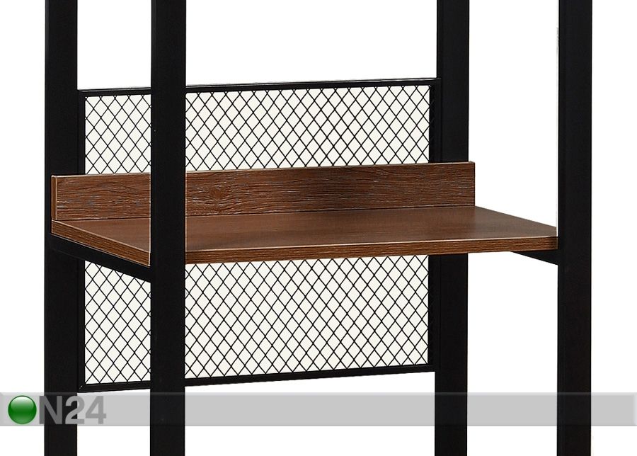 Vaatekaappijärjestelmä 60x200 cm (5 hyllyä + 2 tankoa) kuvasuurennos