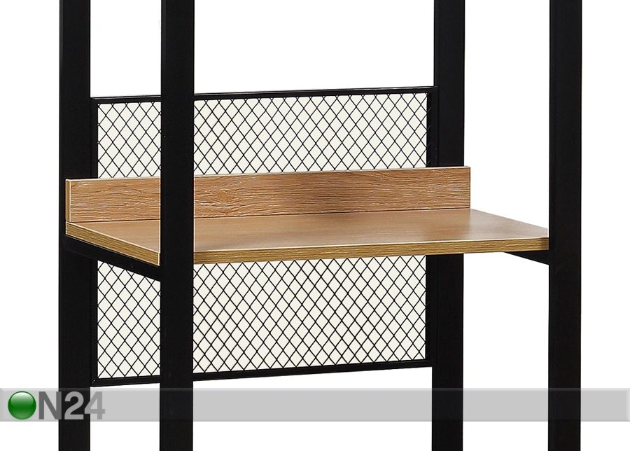 Vaatekaappijärjestelmä 60x200 cm (5 hyllyä + 2 tankoa) kuvasuurennos