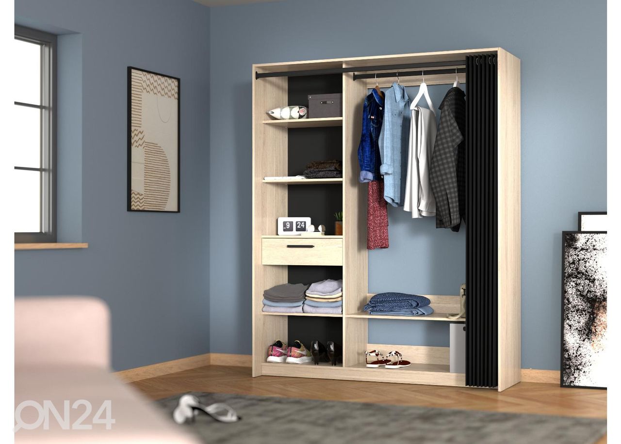 Vaatekaappijärjestelmä Cosy 161 cm kuvasuurennos