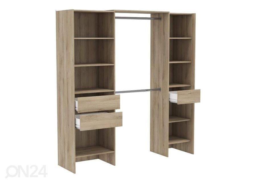 Vaatekaappijärjestelmä Miami 105-191cm kuvasuurennos