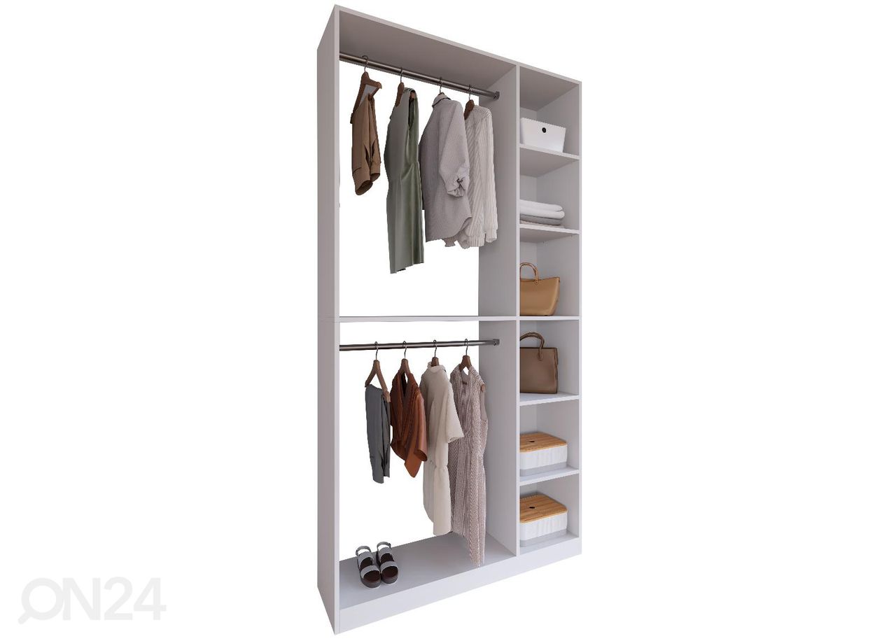 Vaatekaappijärjestelmä Palosa XL 110 cm kuvasuurennos