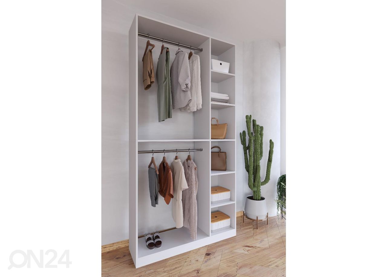 Vaatekaappijärjestelmä Palosa XL 110 cm kuvasuurennos