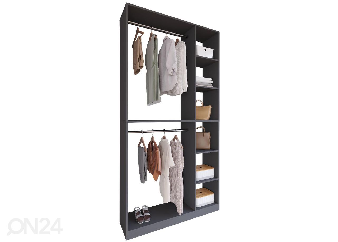 Vaatekaappijärjestelmä Palosa XL 110 cm kuvasuurennos