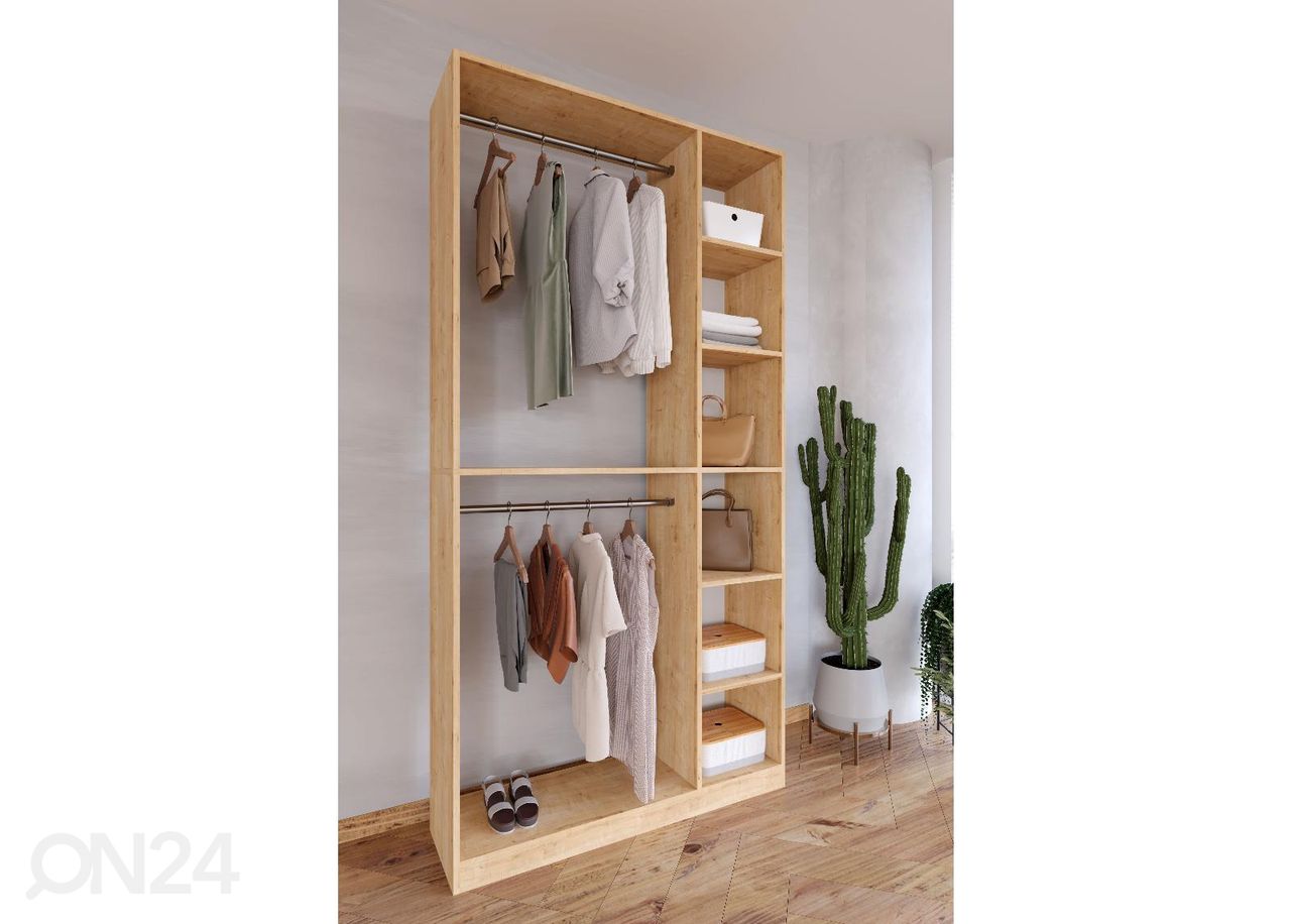 Vaatekaappijärjestelmä Palosa XL 110 cm kuvasuurennos