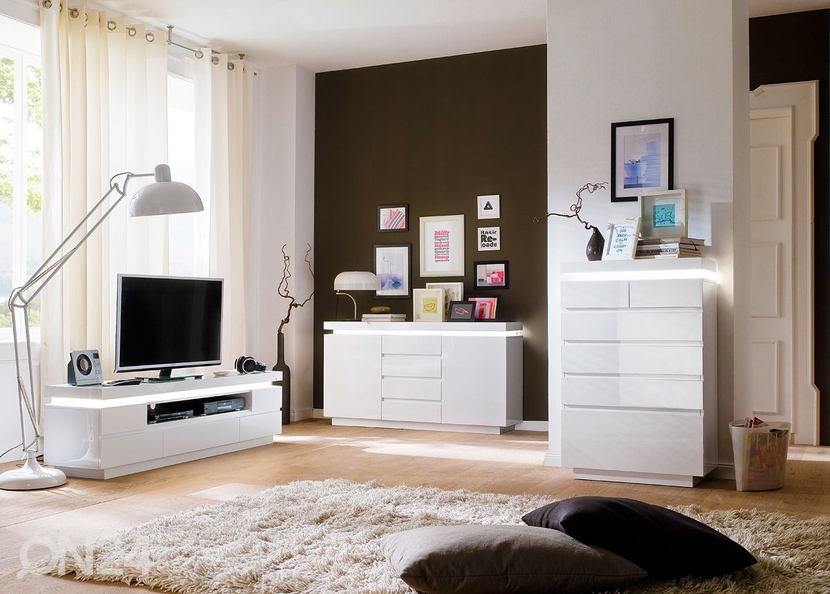 Valkoinen lipasto Ocean 48983WW8 LED-valaistuksella kuvasuurennos