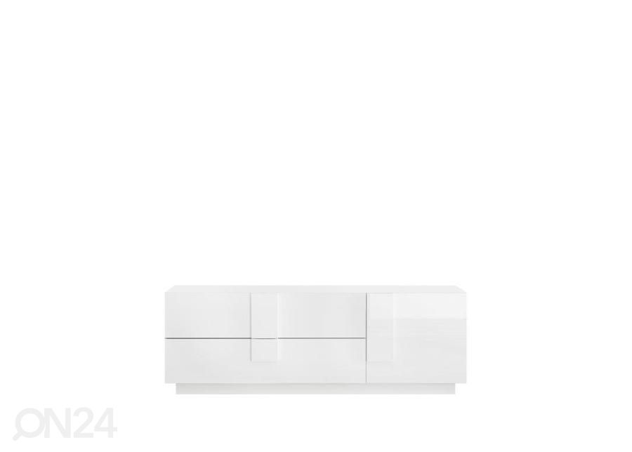Valkoinen TV-taso Jupiter 182 cm kuvasuurennos