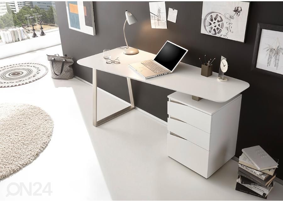 Valkoinen työpöytä Tori 40168WZ2 kuvasuurennos