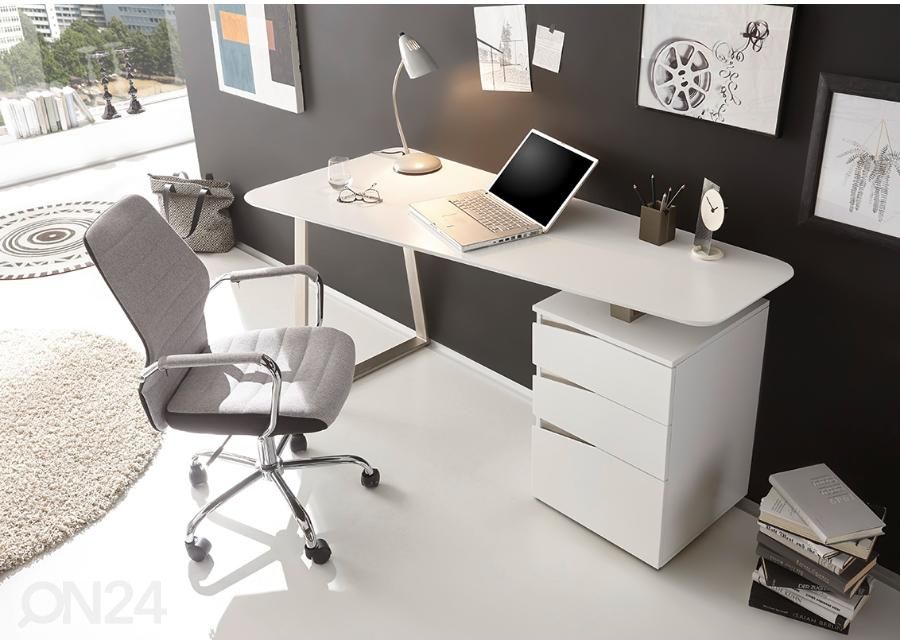 Valkoinen työpöytä Tori 40168WZ2 kuvasuurennos