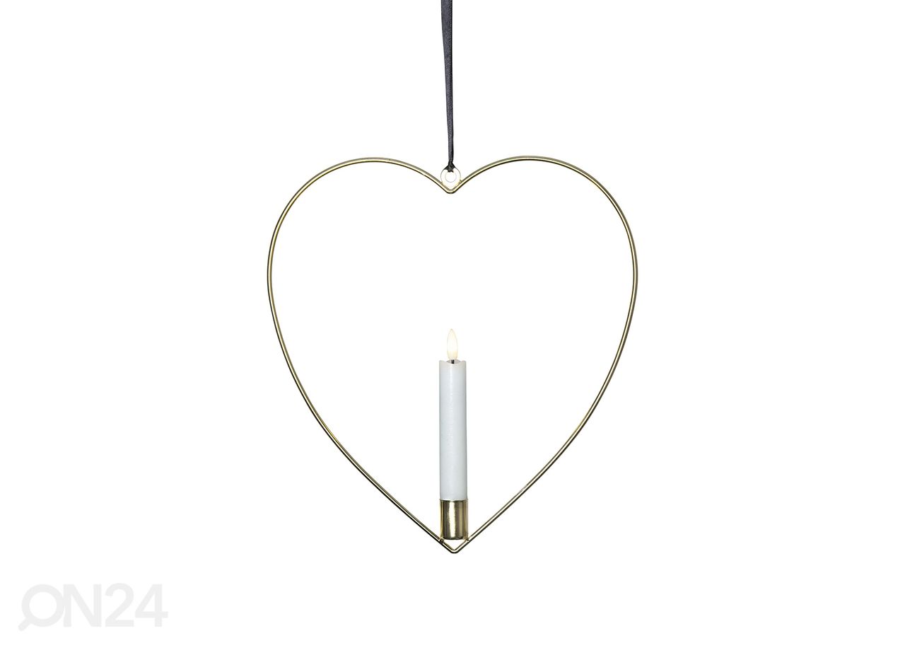 Valokoriste Flamme Heart kuvasuurennos