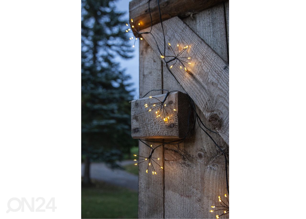 Valosarja aurinkokennolla Firework, 200 cm kuvasuurennos