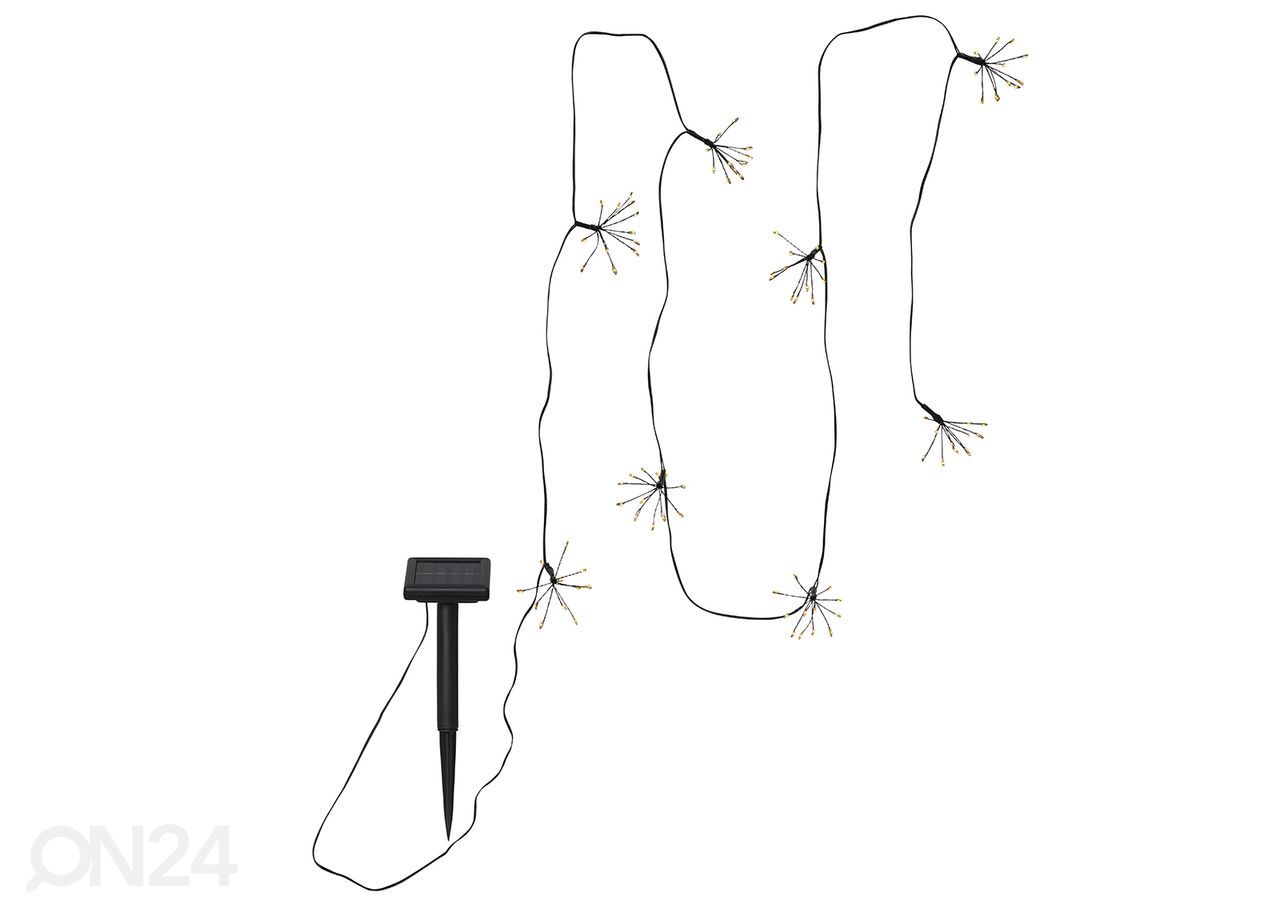 Valosarja aurinkokennolla Firework, 200 cm kuvasuurennos