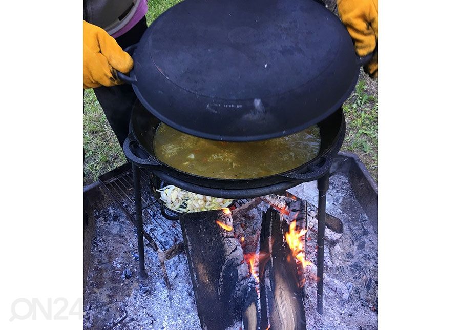 Valurauta pata SYTON 22 L Ø 50 cm kuvasuurennos