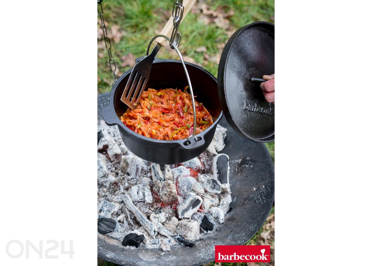 Valurautapata ja kansi Barbecook 9 L, Ø 32 cm kuvasuurennos