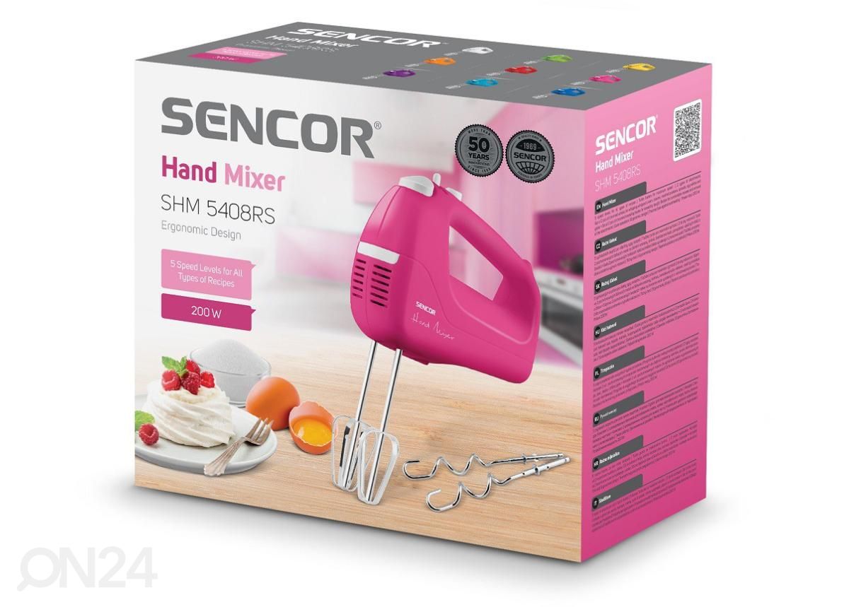 Vatkain Sencor SHM5408RS, pinkki kuvasuurennos