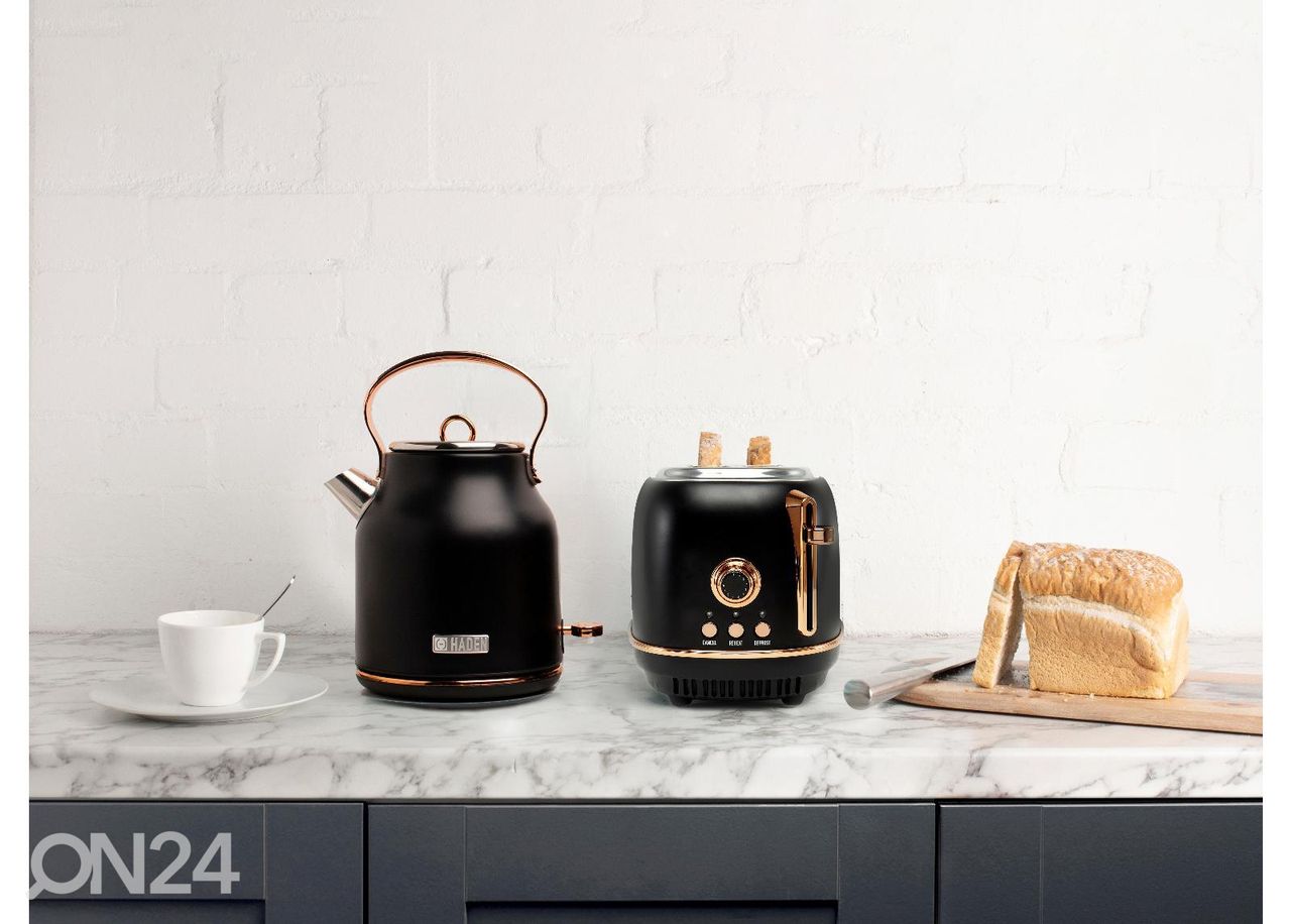 Vedenkeitin Haden Heritage 1,7 L, musta kuvasuurennos