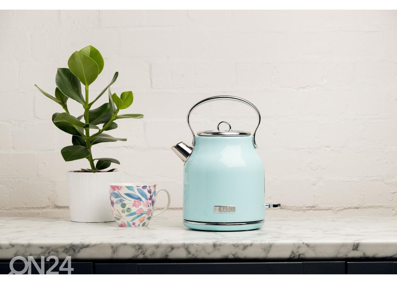Vedenkeitin Haden Heritage 1,7 L, turkoosi kuvasuurennos