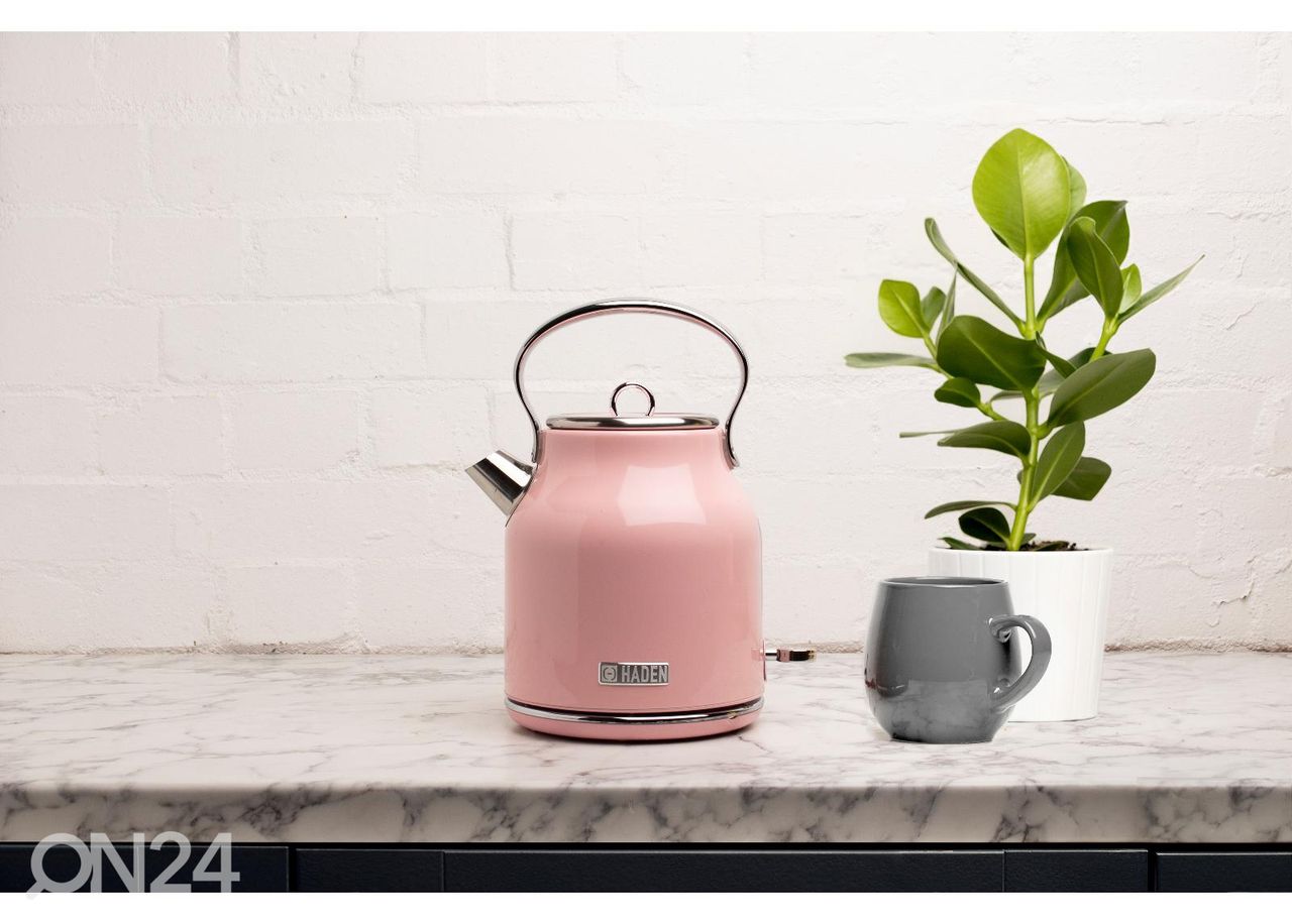 Vedenkeitin Haden Heritage 1,7 L, vaaleanpunainen kuvasuurennos