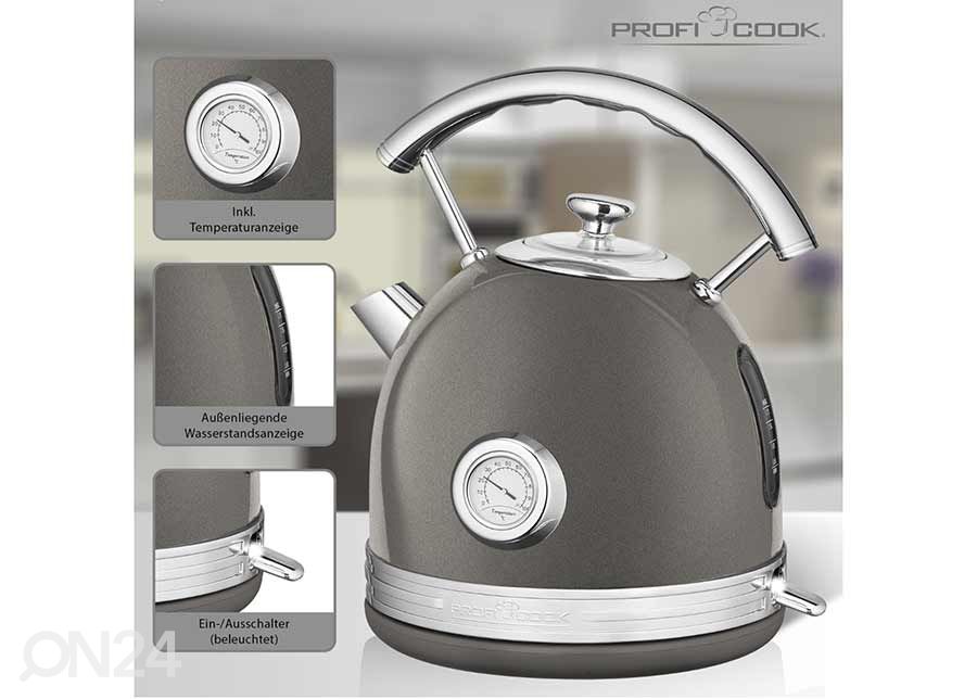 Vedenkeitin ProfiCook 1,7 L kuvasuurennos