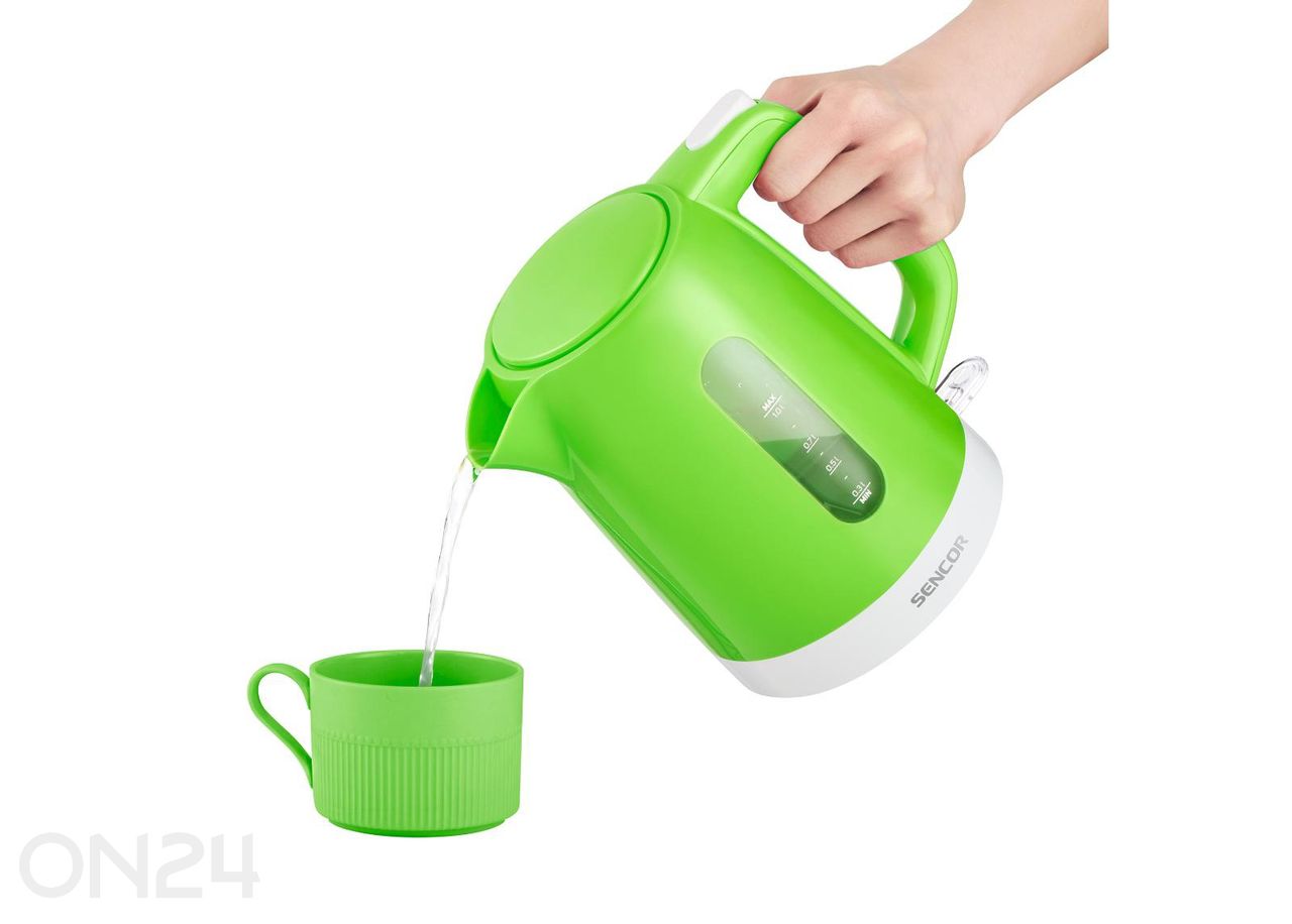 Vedenkeitin Sencor 1 L SWK1021GR, vihreä kuvasuurennos