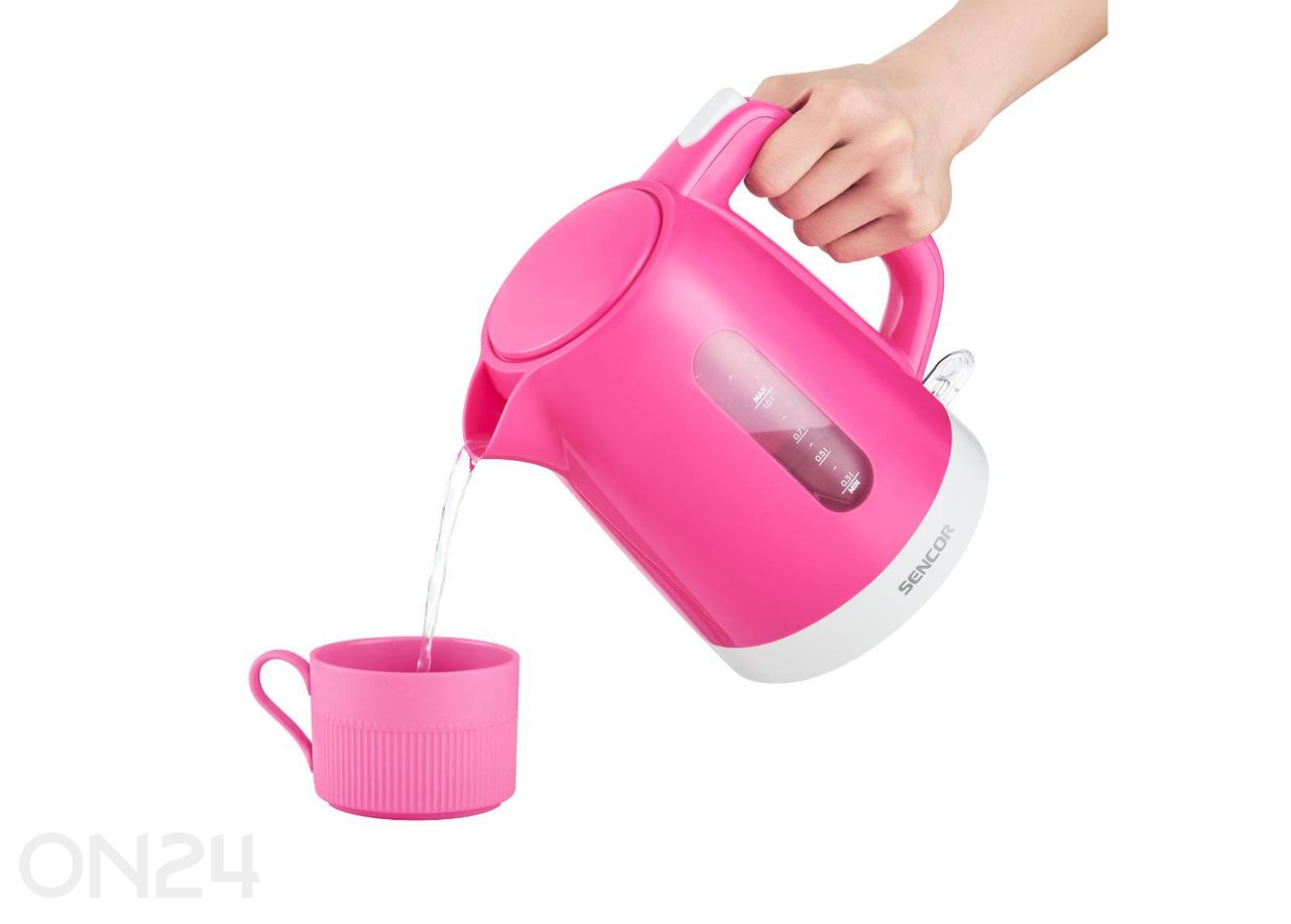Vedenkeitin Sencor 1 L SWK1028RS, pinkki kuvasuurennos