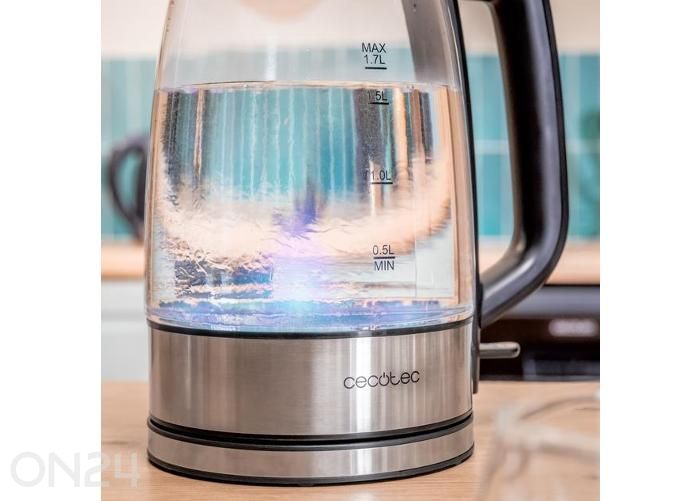 Vesikattila Cecotec ThermoSense 340 Clear, 1,7 L kuvasuurennos