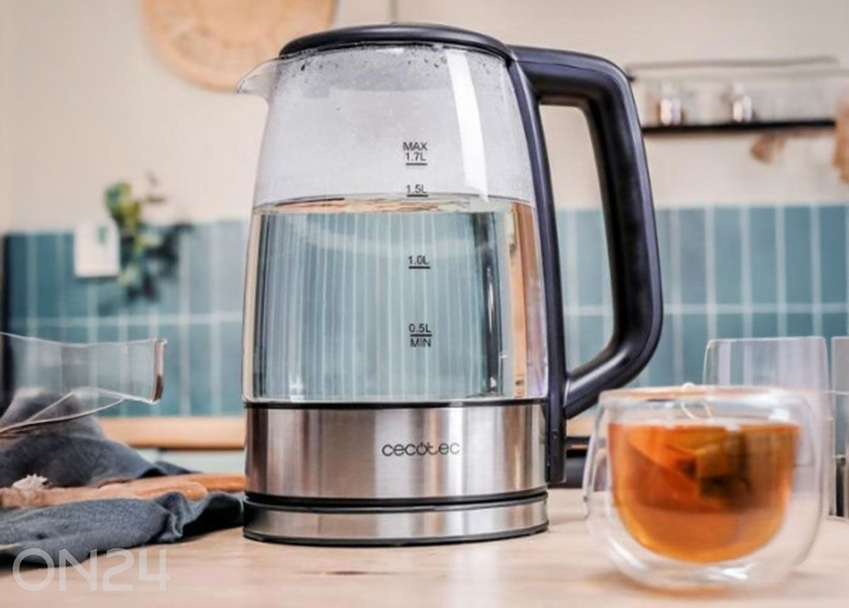Vesikattila Cecotec ThermoSense 340 Clear, 1,7 L kuvasuurennos