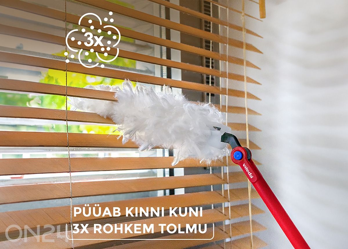 VILEDA Flex & Catch piktävartinen pölyhuiska kuvasuurennos