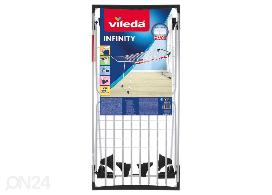 Vileda pyykinkuivausteline Infinity kuvasuurennos