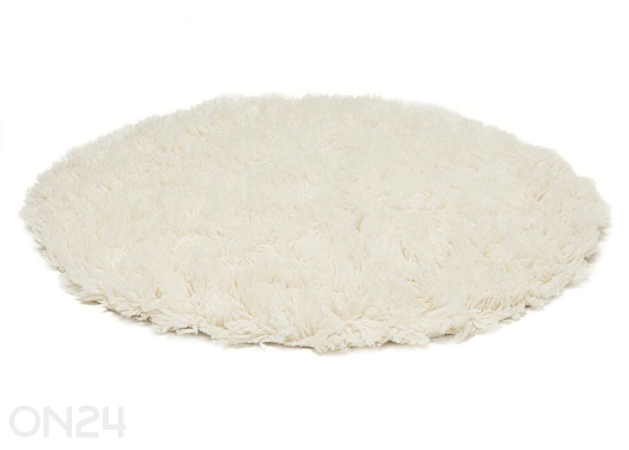 Villamatto Flokos Ø140 cm kuvasuurennos