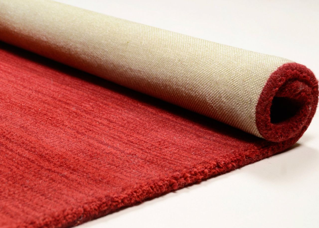 Villamatto Wool Comfort 140x200 cm, punainen kuvasuurennos
